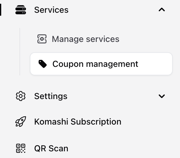 Coupon Management