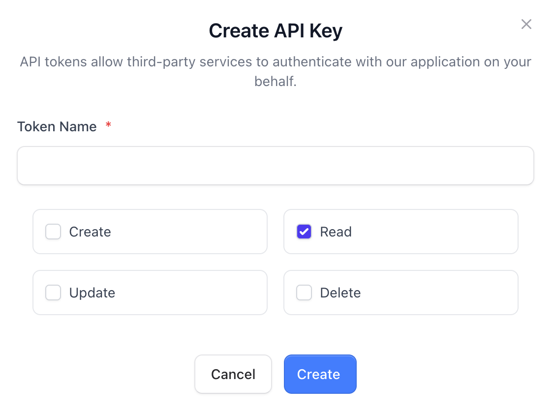 Create Api Key